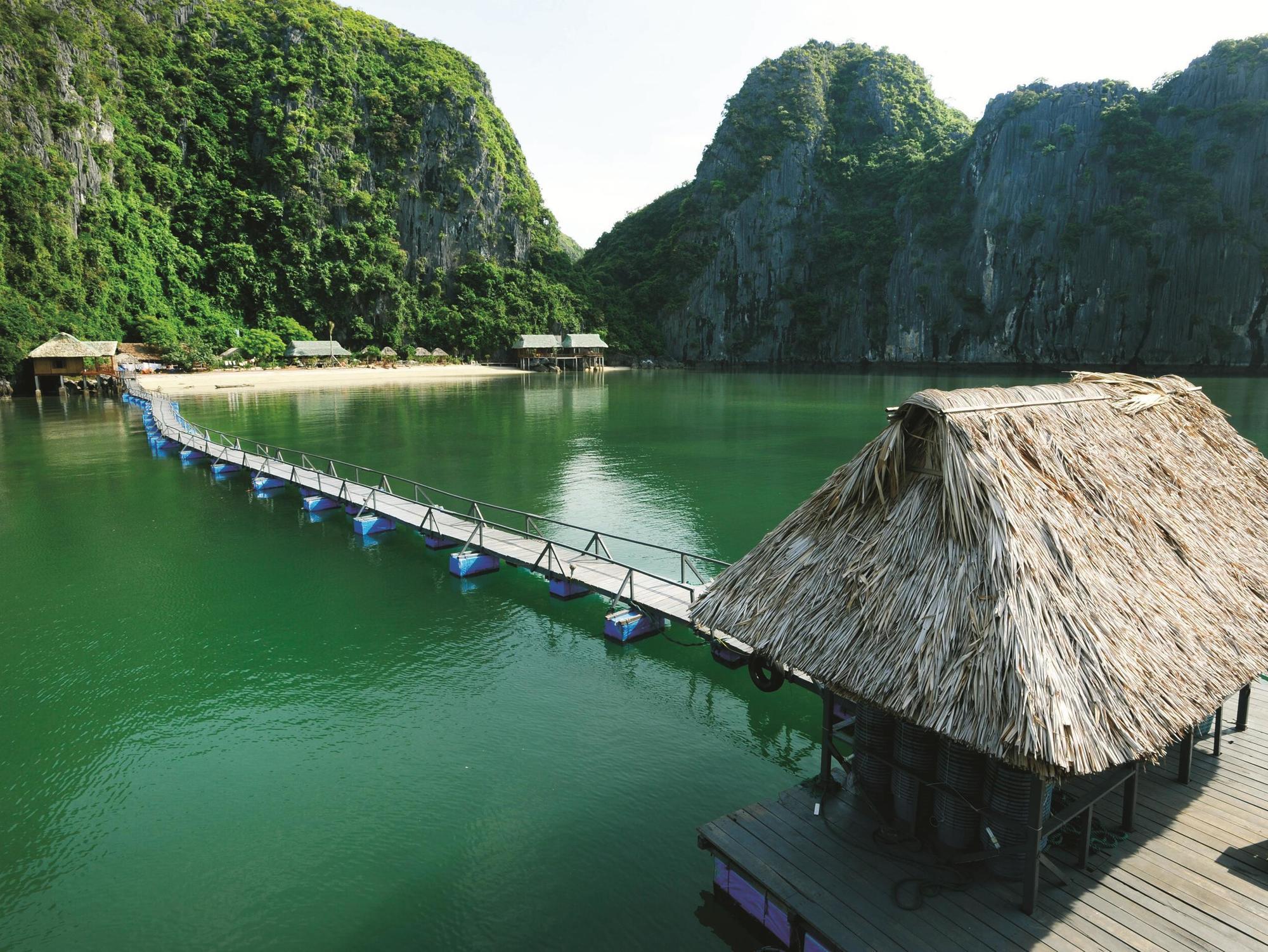 Cat Ba Sandy Beach Resort Dong Khe Sau Luaran gambar